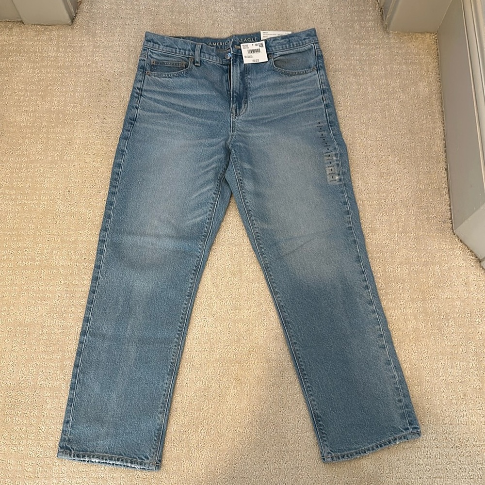 BNWT American Eagle Super Hi-Rise Ankle Straight Stretch Size 8